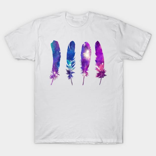 feathers T-Shirt by BekimART